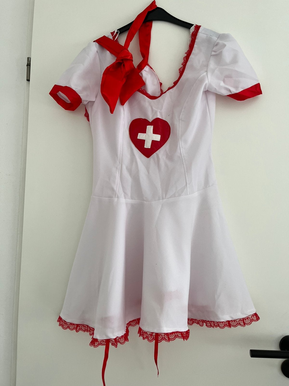 Verpleegsterjurkje met accessoires, Kleding | Dames, Carnaval, Ophalen of Verzenden, Kleding, Maat 36 (S)