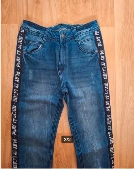 spijkerbroek maat 152, Kinderen en Baby's, Broek, Ophalen of Verzenden, Zo goed als nieuw, Jongen