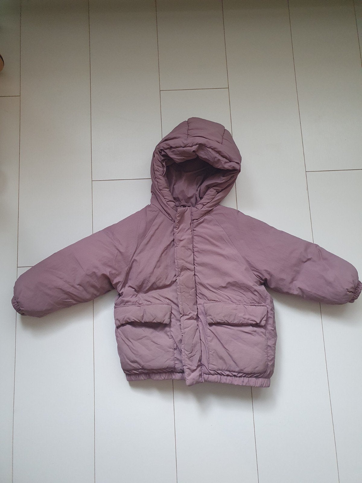 Jas zara paars/roze maat 104, Gebruikt, Meisje, Ophalen of Verzenden, Zara