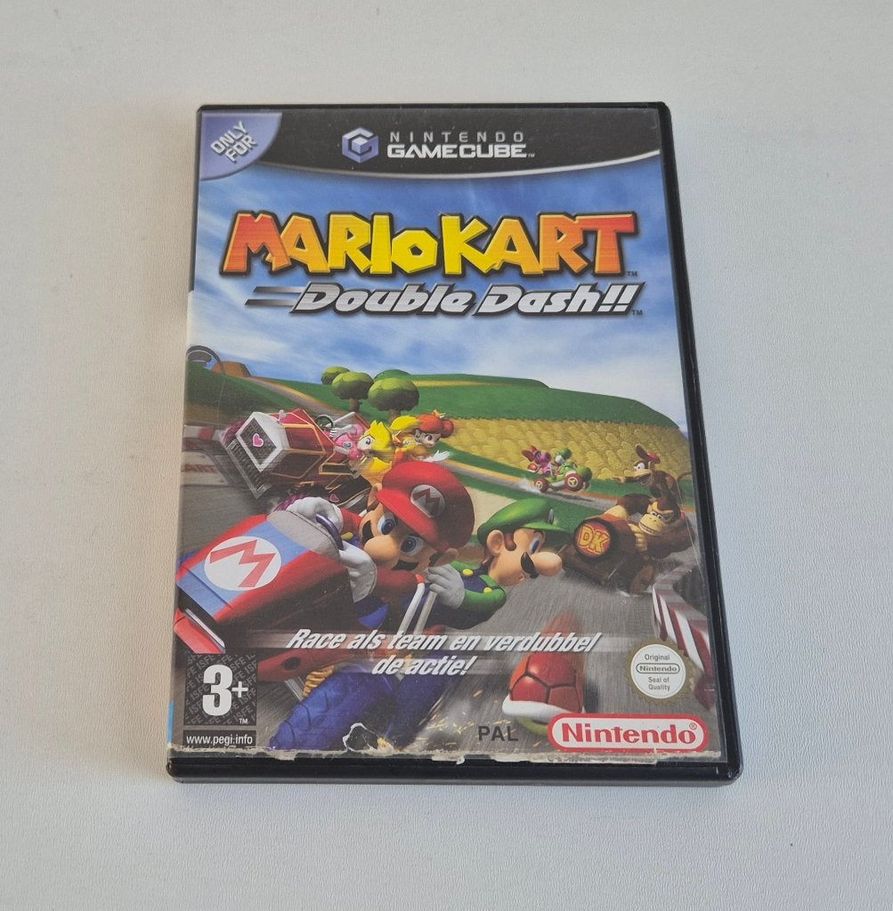 Mario Kart Double Dash Nintendo Gamecube Game Compleet, Gebruikt, Racen en Vliegen, Ophalen of Verzenden, 3 spelers of meer