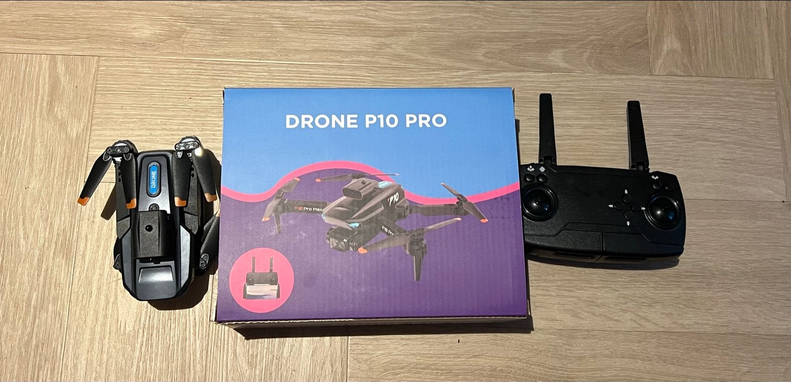 Drone P10 Pro met camera en afstandsbediening, Cameradrone, 100 tot 1000 meter, Overige merken, Zo goed als nieuw