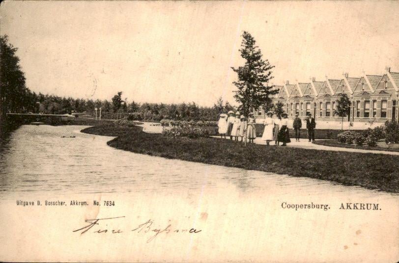 Akkrum - Coopersburg, Ophalen of Verzenden, Voor 1920, Gelopen, Friesland