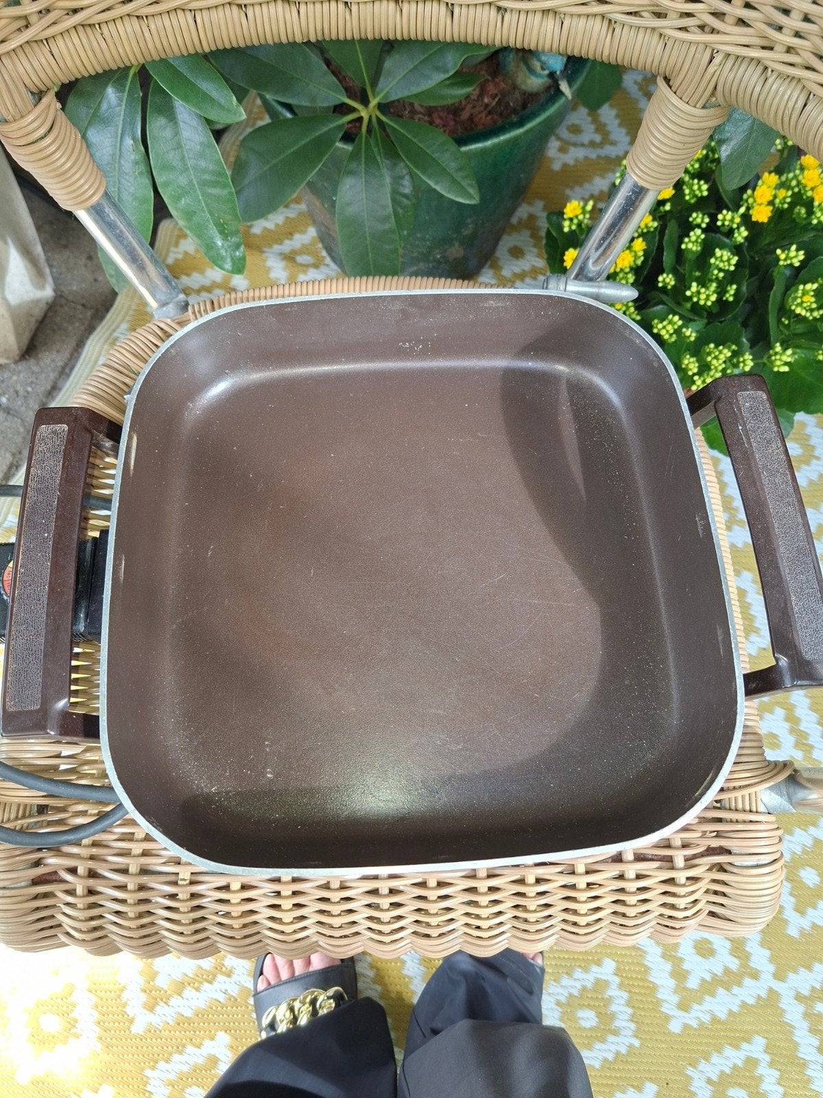 Kambrook elektrische braadpan - Vintage, Ophalen of Verzenden, Gebruikt