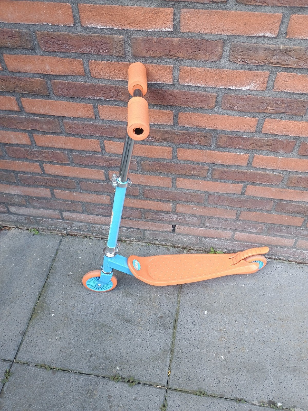 Stevige step voor kinderen - Blauw/Oranje, Ophalen of Verzenden, Gebruikt, Gewone step, Razz
