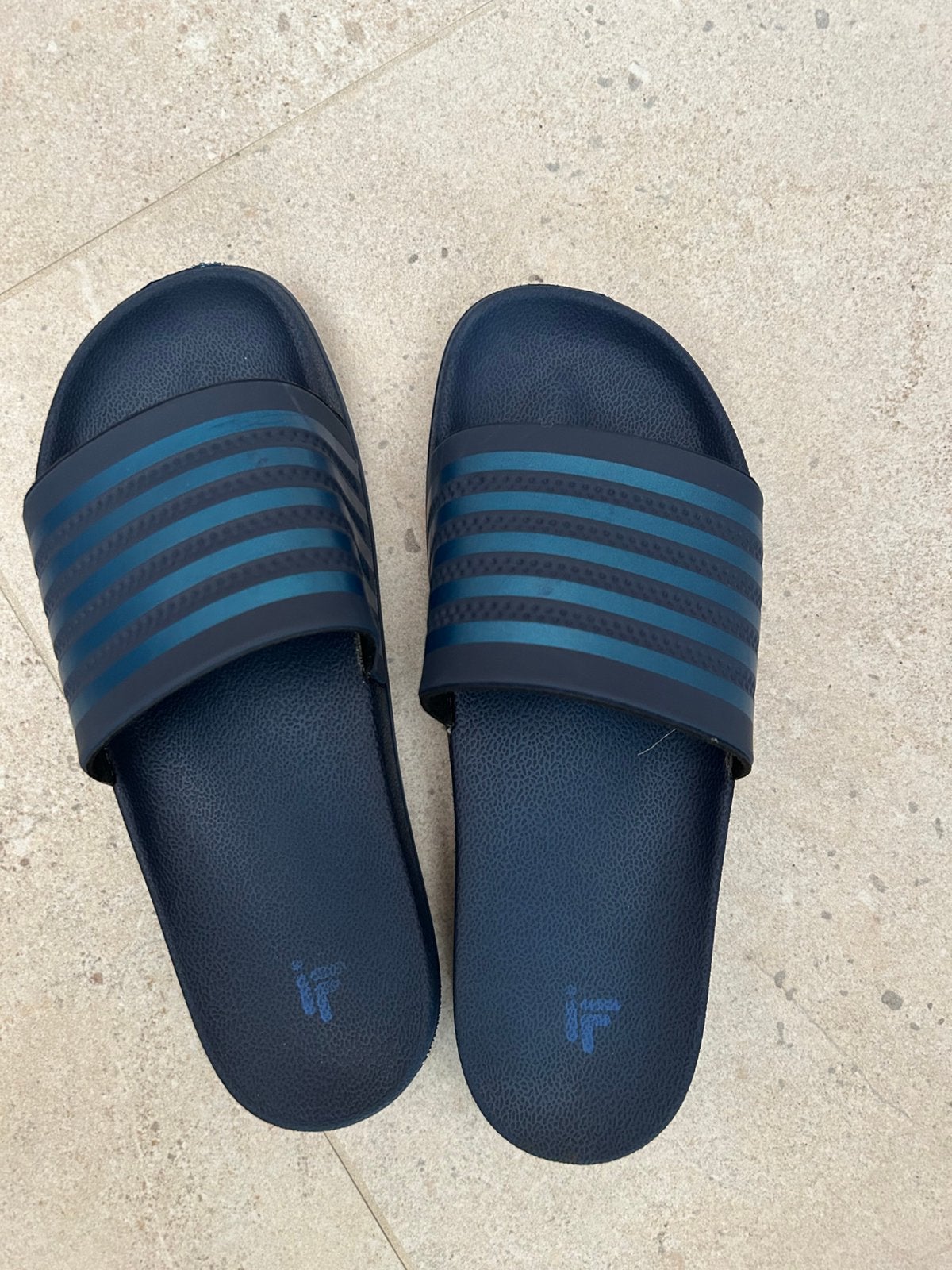 Comfortabele Badslippers - Slippers - maat 40, Kleding | Heren, Schoenen, Slippers, Blauw, Ophalen of Verzenden, Gedragen