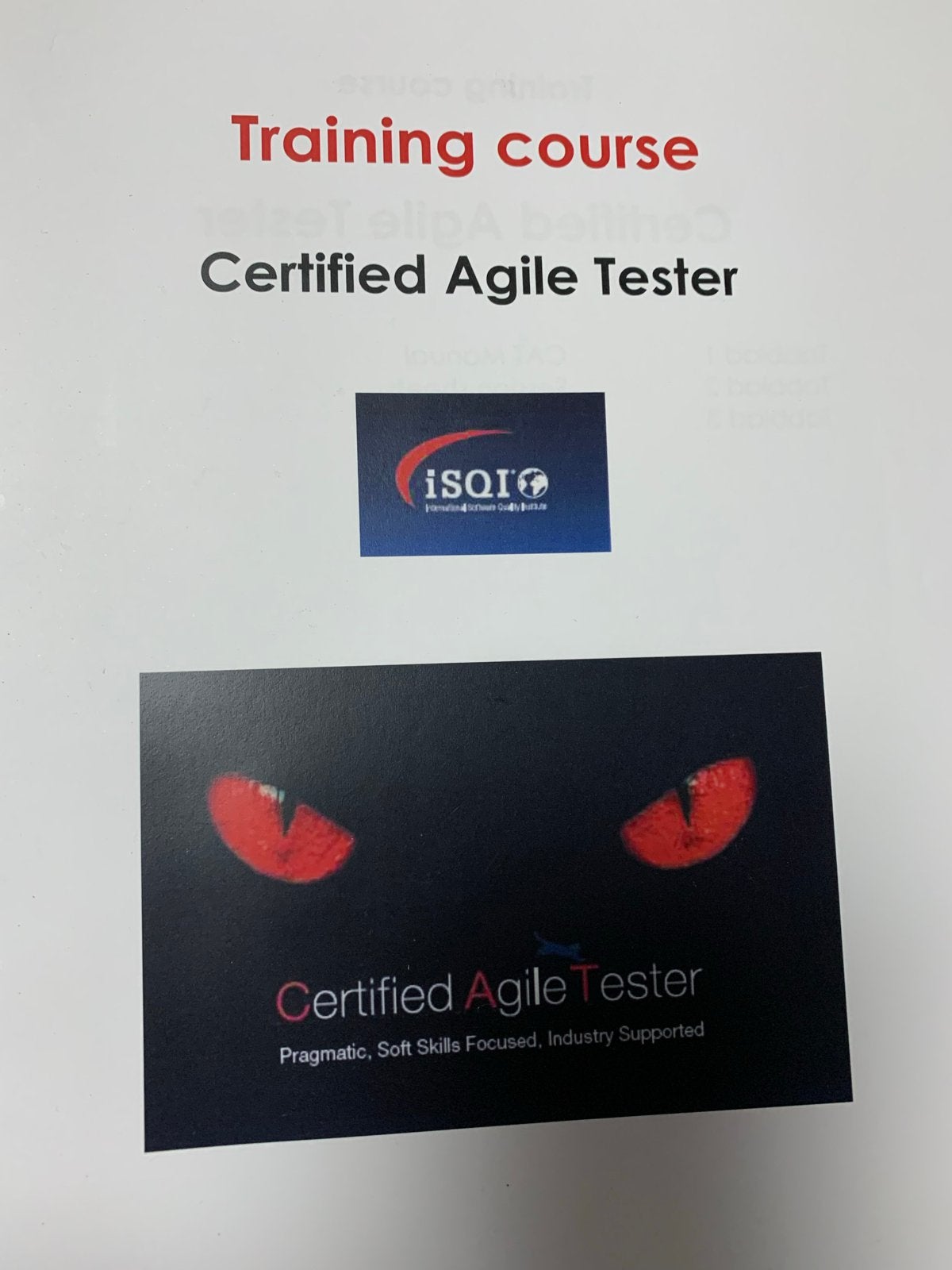 Cursus Certified Agile Tester, Ophalen of Verzenden, Beta, Nieuw, HBO
