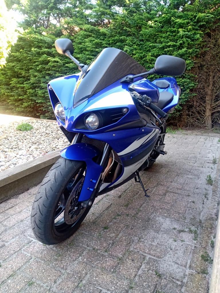 Yamaha R1 crossplane 2009, 4 cilinders, Motorrijbewijs A, Gebruikt, Super Sport