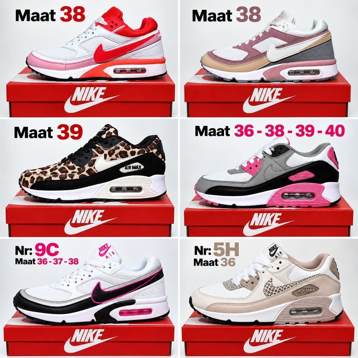 Nike air max BW classic 36 tm 47 verschillende kleuren, Ophalen of Verzenden, Nieuw, Jongen of Meisje, Sportschoenen