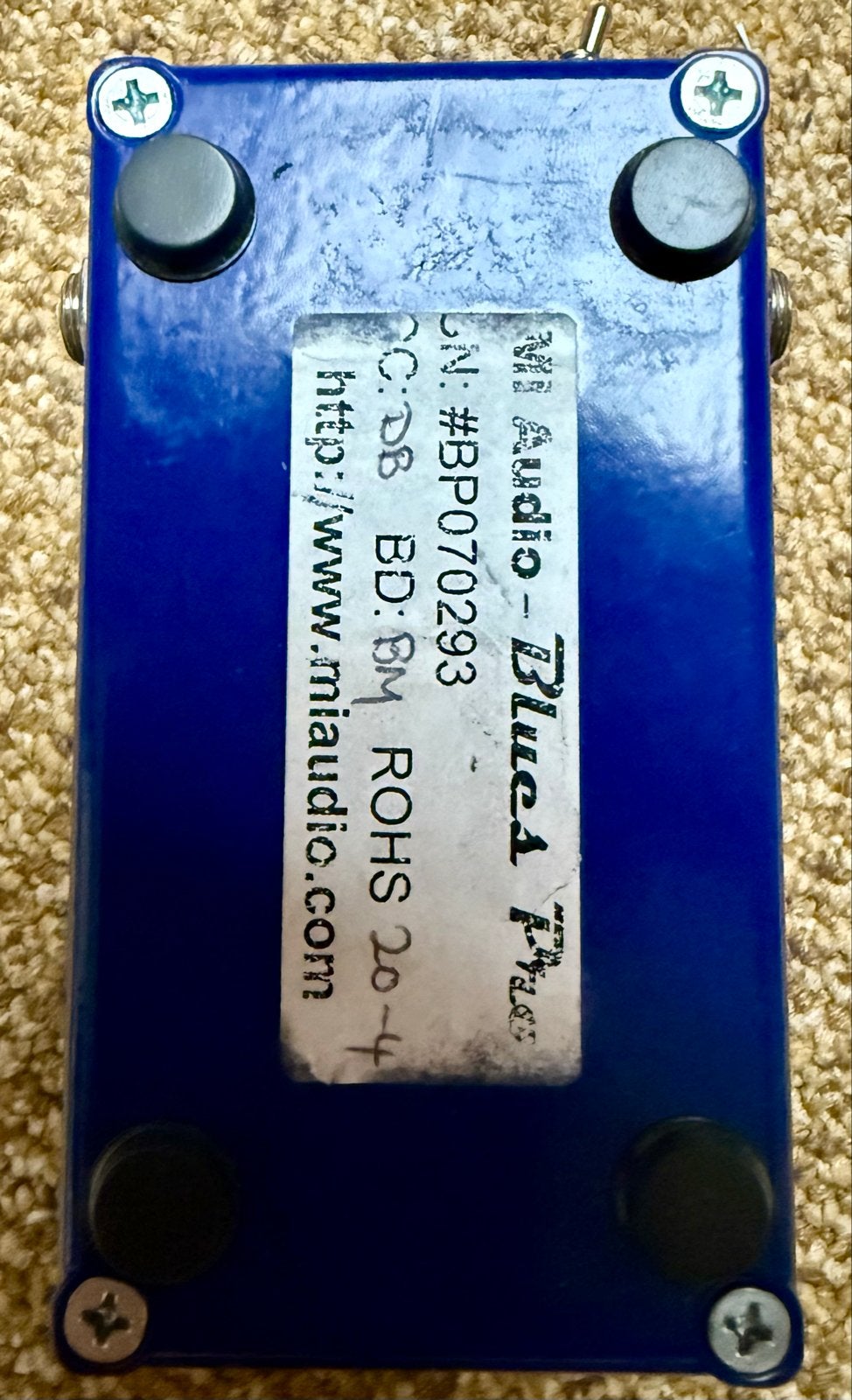 MI Audio Blues Pro Overdrive, Muziek en Instrumenten, Effecten, Ophalen of Verzenden, Gebruikt, Delay of Echo