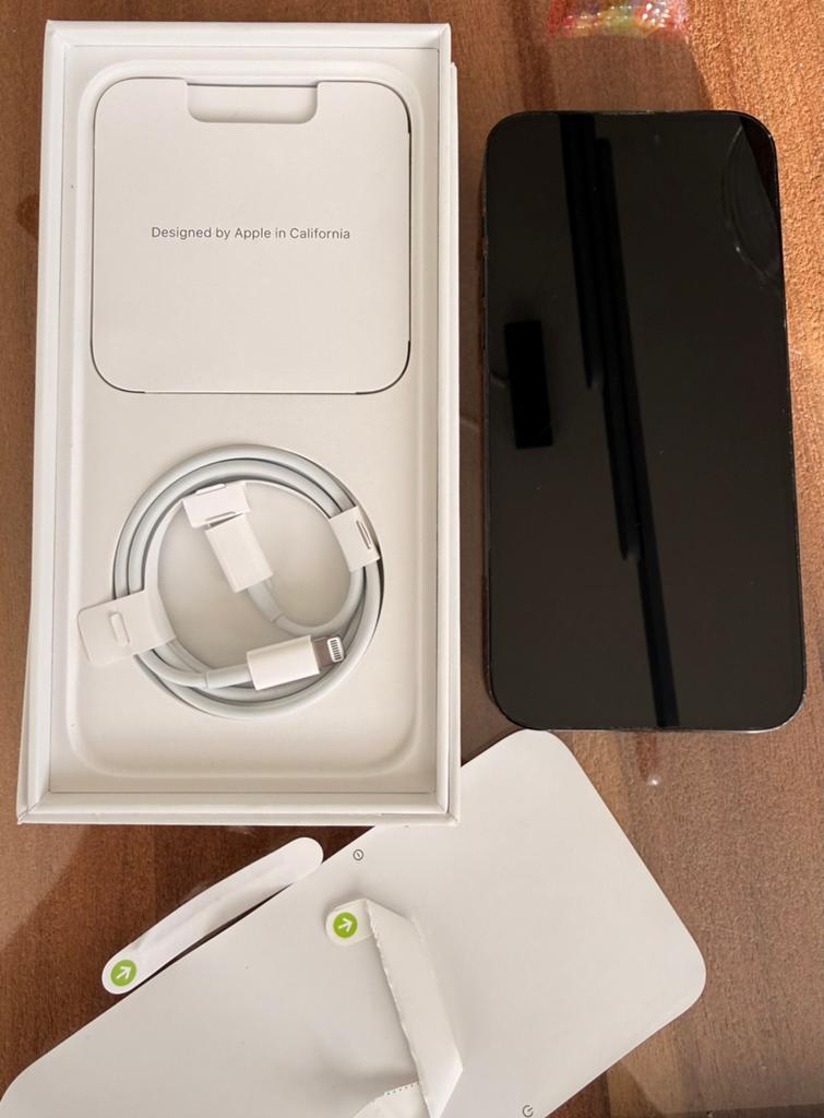 iPhone 14 Pro Max 128GB - Achterkant beschadigd, Telecommunicatie, Mobiele telefoons | Apple iPhone, Ophalen, Paars, 128 GB, IPhone 14 Pro Max