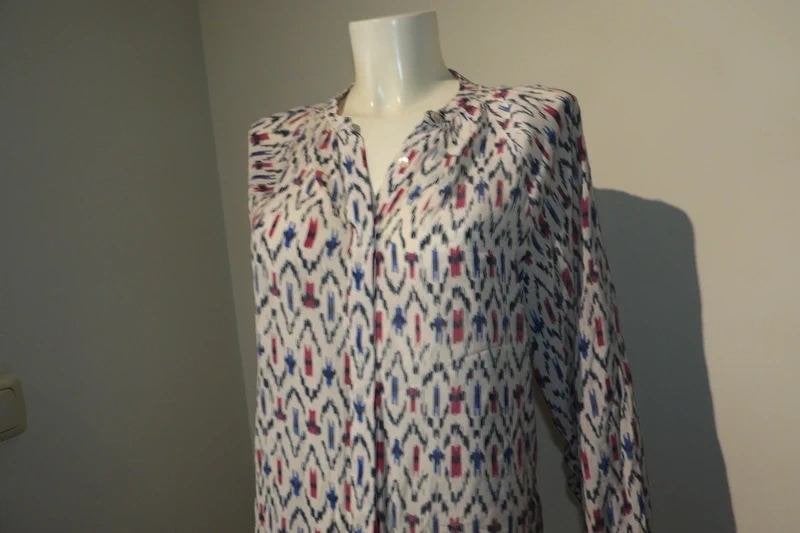 Isabel Marant Etoile mooie blouse in kleurrijk printje M, Zo goed als nieuw, Maat 38/40 (M), Isabel Marant, Meerkleurig