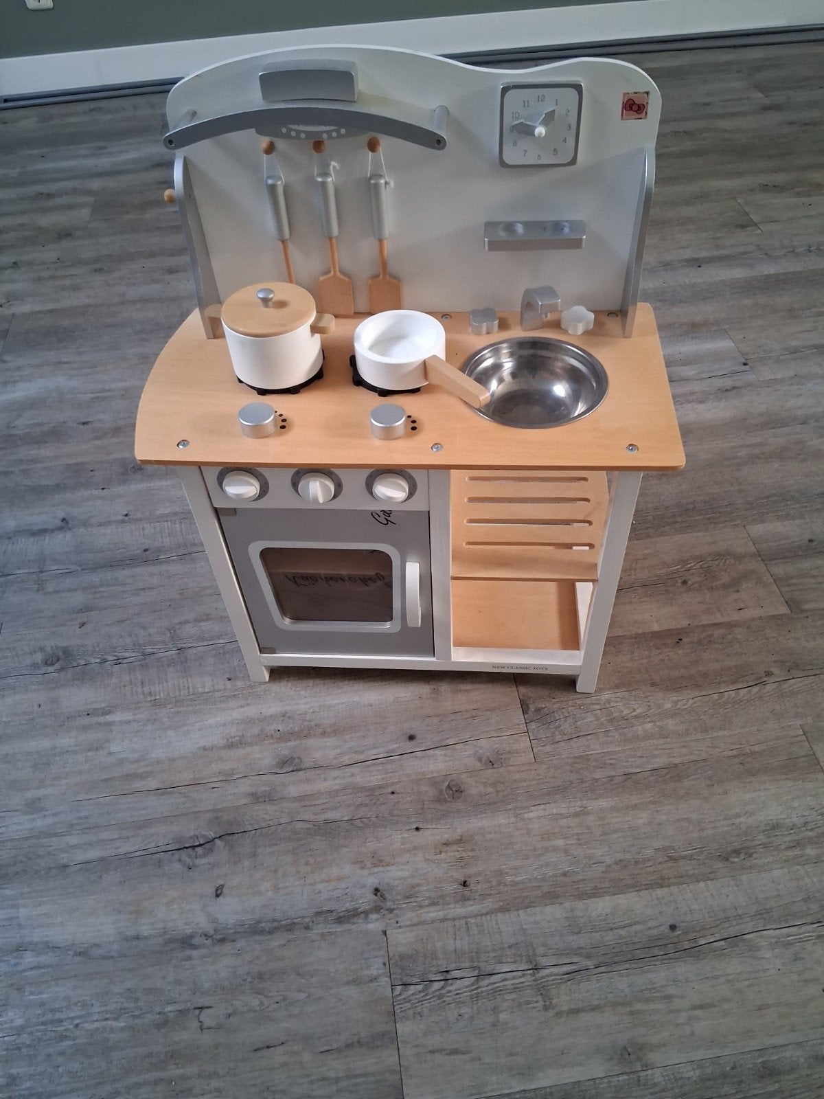 Houten speelkeuken met accessoires, Ophalen, Gebruikt, Jongen of Meisje