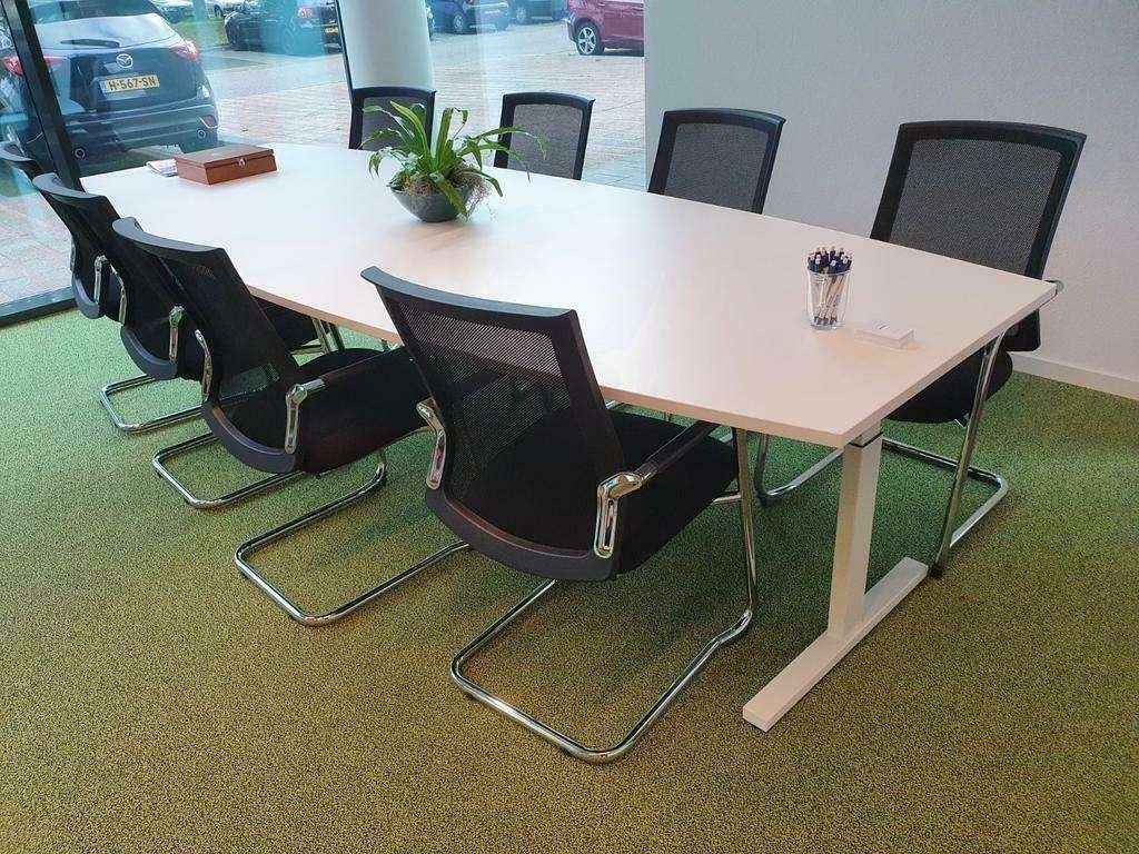 Nieuwe prachtige vergaderstoel, hoge rug, gaas bespannen, VST, Zwart, Ophalen of Verzenden, Industriestraat 5