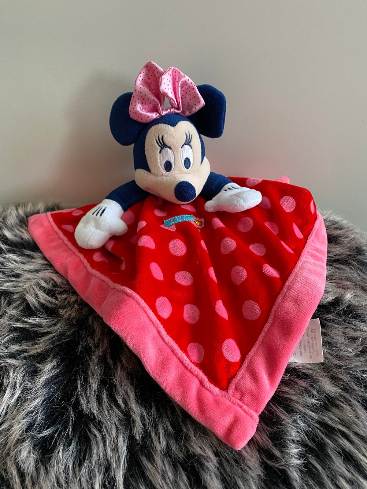 Minnie mouse knuffeldoekje., Verzenden, Zo goed als nieuw, Overige typen