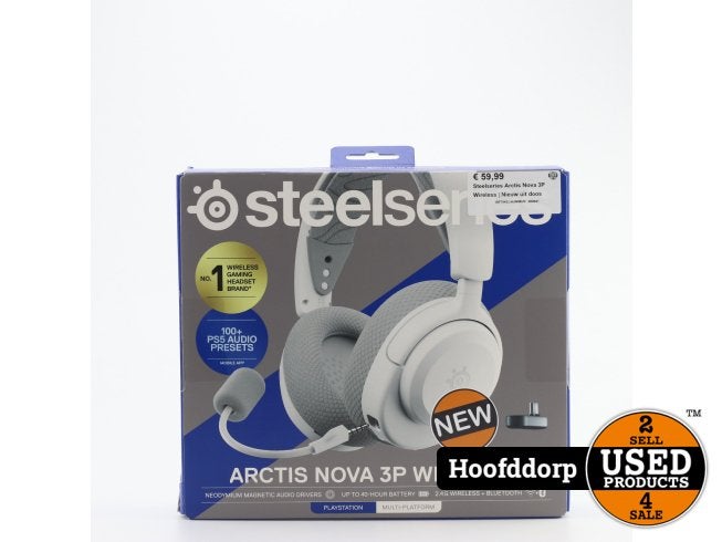 Steelseries Arctis Nova 3P Wireless | Nieuw uit doos, Steelseries, Zo goed als nieuw, Support@steelseries.com, 1150 18th St NW, Suite 106
Auburn, WA 98001
USA