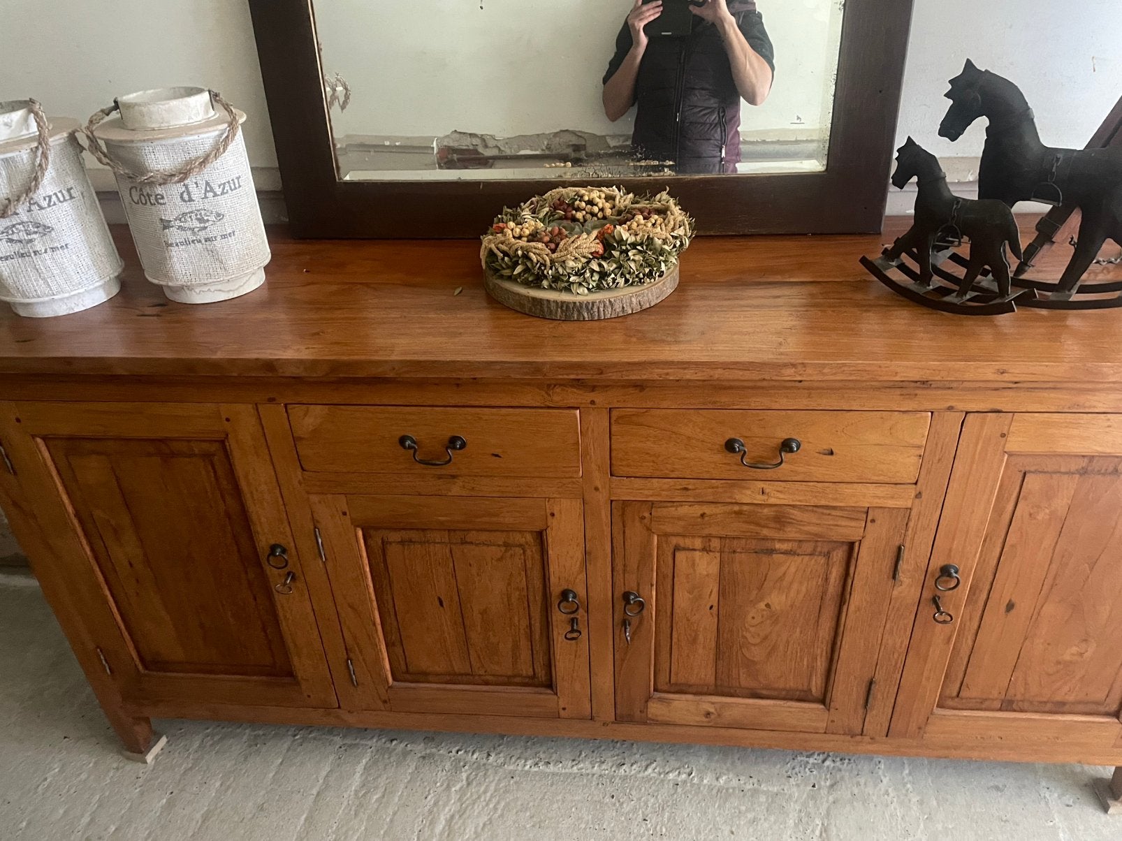 Dressoir teak hout, Antiek en Kunst, Ophalen