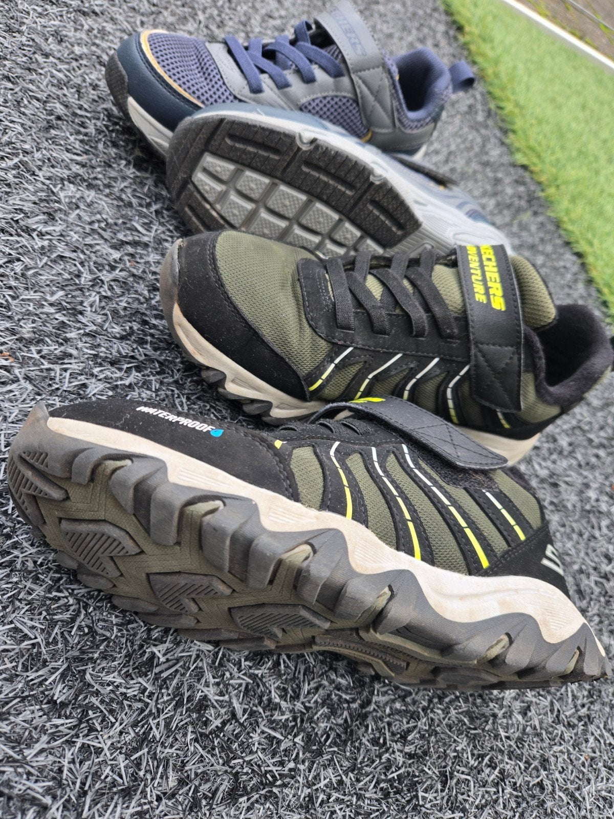 Skechers Sportschoenen jongens Blauw (36) en Groen (37, Kinderen en Baby's, Kinderkleding | Schoenen en Sokken, Ophalen, Gebruikt