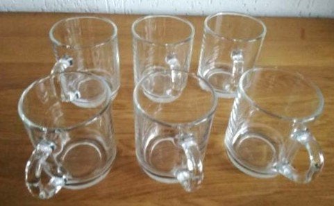 Ikea thee- /koffie glazen 6 stuks per stuk € 0,90, Glas of Glazen, Nieuw, Ophalen of Verzenden, Glas