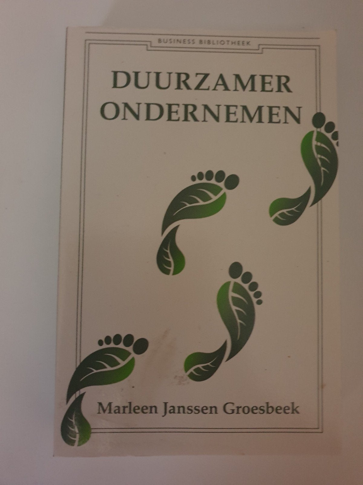 Duurzamer Ondernemen - Marleen Janssen Groesbeek, Boeken, Ophalen of Verzenden, Gelezen, Marleen Janssen Groesbeek