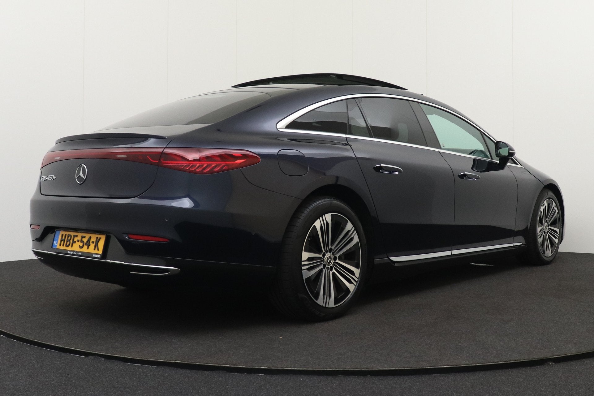 Mercedes-Benz EQS 450+ Luxury Line 118 kWh Pano-dak Burmeste, Auto's, Automaat, Dealer onderhouden, Gebruikt, 360 pk