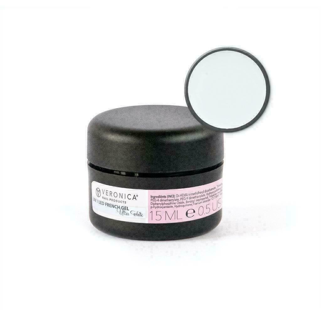 UV / LED FRENCH gel Ultra White, 15 ml voor French manicure., Wit, Nieuw, Ophalen of Verzenden, Handen en Nagels