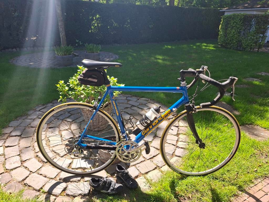 Cannondale racefiets mt.56 met shimano 105 groep, 28 inch, Gebruikt, Aluminium, 53 tot 57 cm