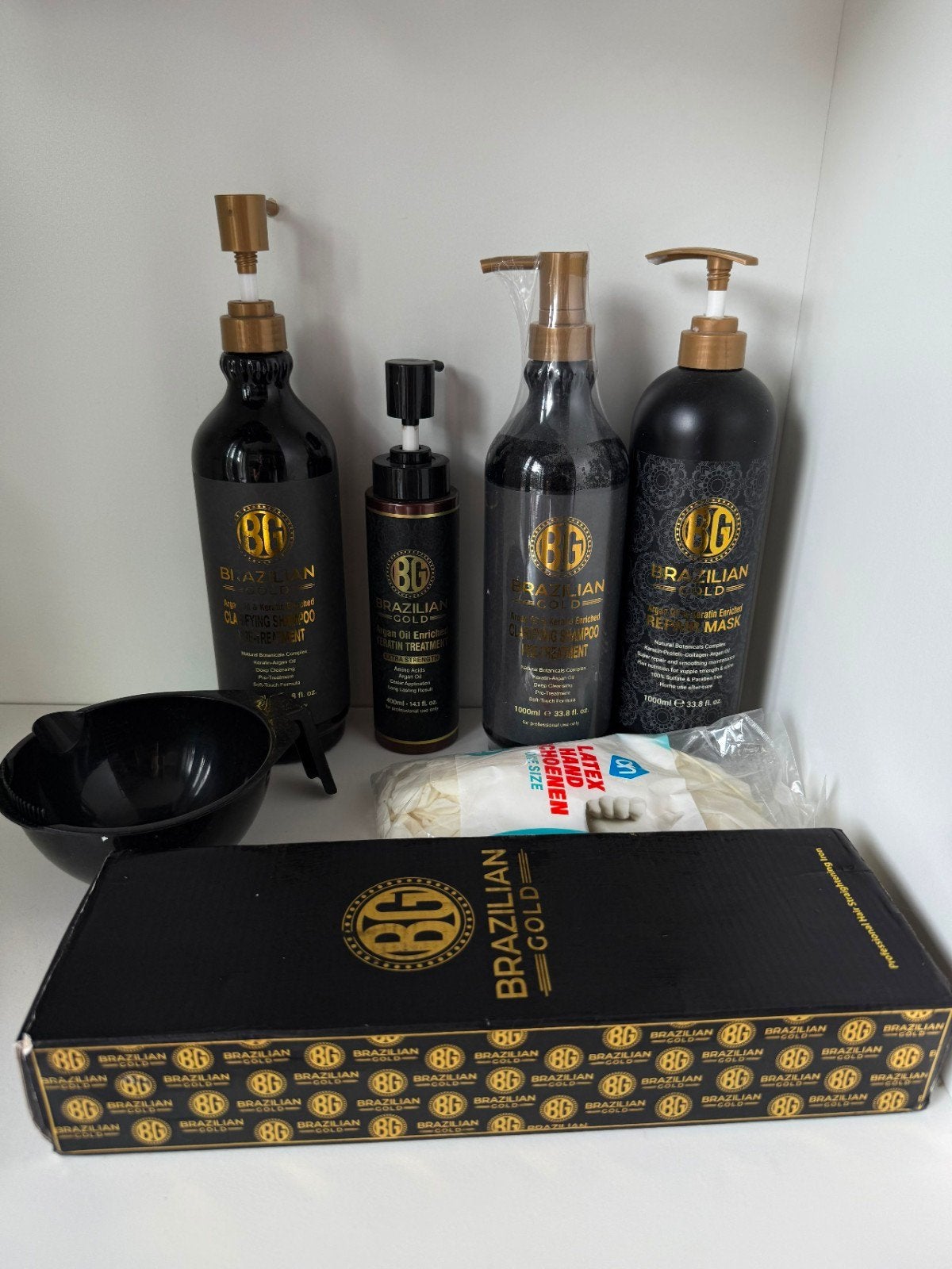Brazilian Gold Haarverzorgingsset - Keratine Behandeling, Ophalen, Nieuw, Haarverzorger of -hersteller