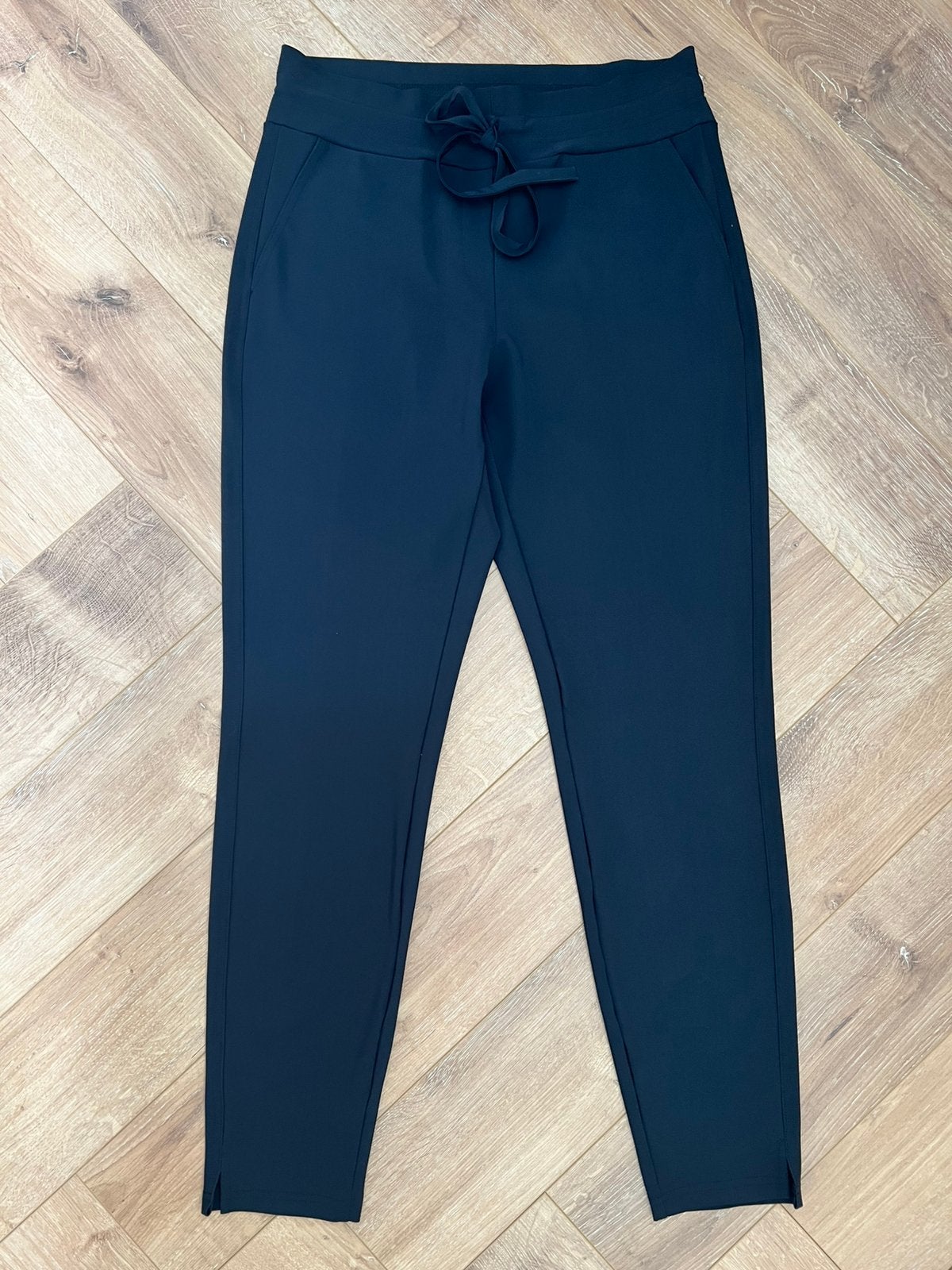 Studio anneloes downstairs bonded broek XL zwart, Zwart, Maat 46/48 (XL) of groter, Ophalen of Verzenden, Zo goed als nieuw