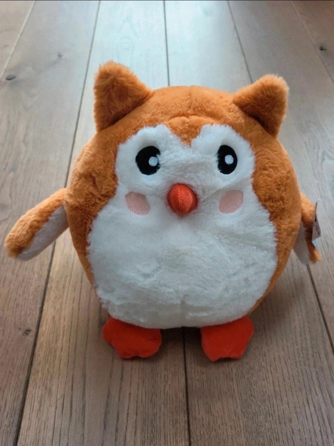 Nieuwe Hema Uilen Knuffel - Zacht en Schattig, Oranje, Hema, Overige typen, Nieuw