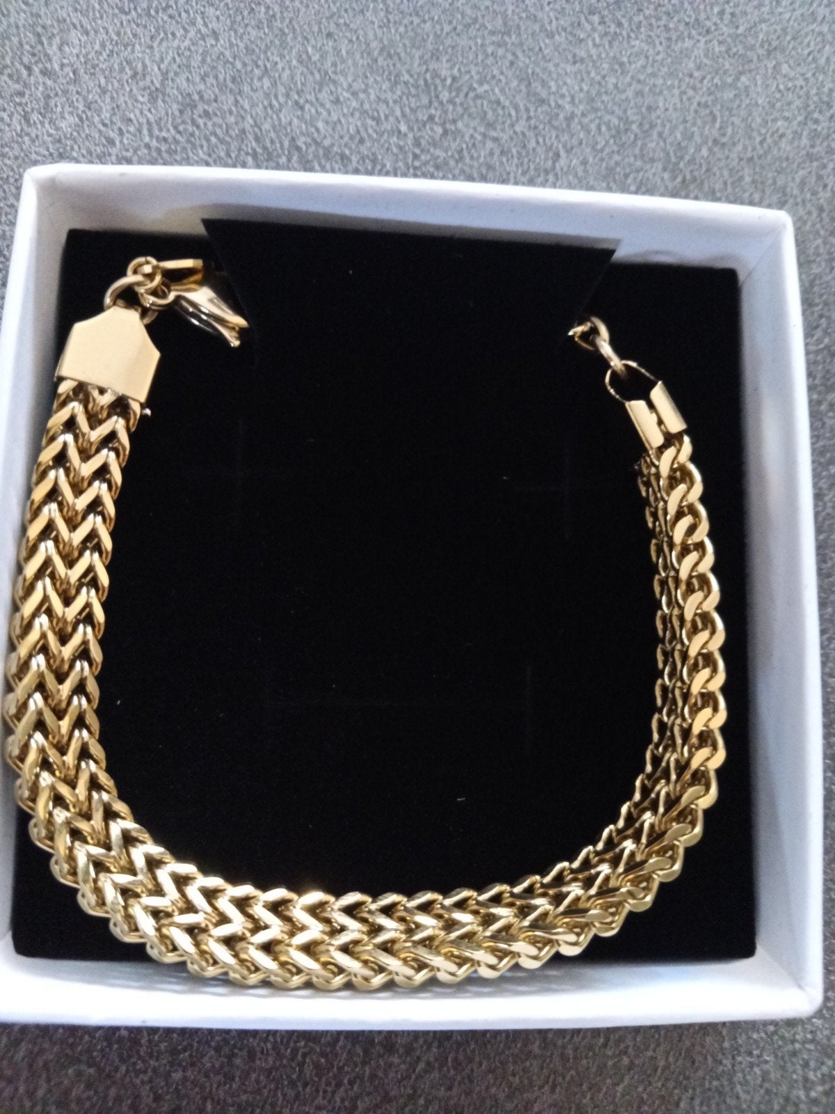 MW Gouden Armband - 925 Sterling Zilver met 18k Plating, Ophalen of Verzenden, Zo goed als nieuw, Goud, Zilver
