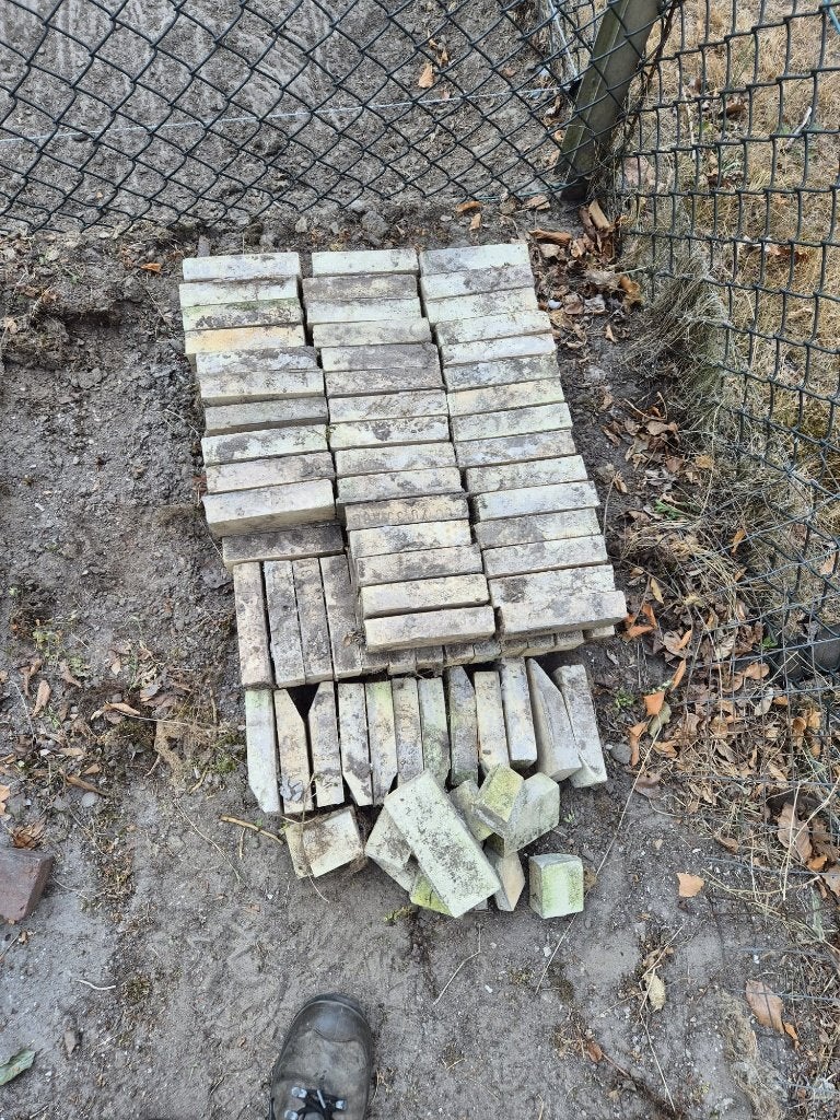 Vuurvaste stenen, Doe-het-zelf en Verbouw, Metselstenen, Ophalen, Bakstenen