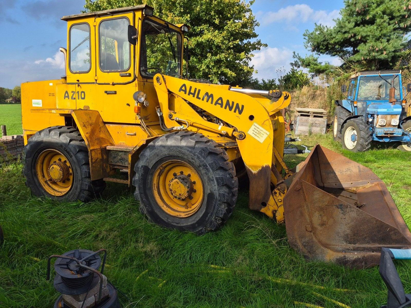 ahlmann shovel AZ10, Ophalen of Verzenden, Wiellader of Shovel