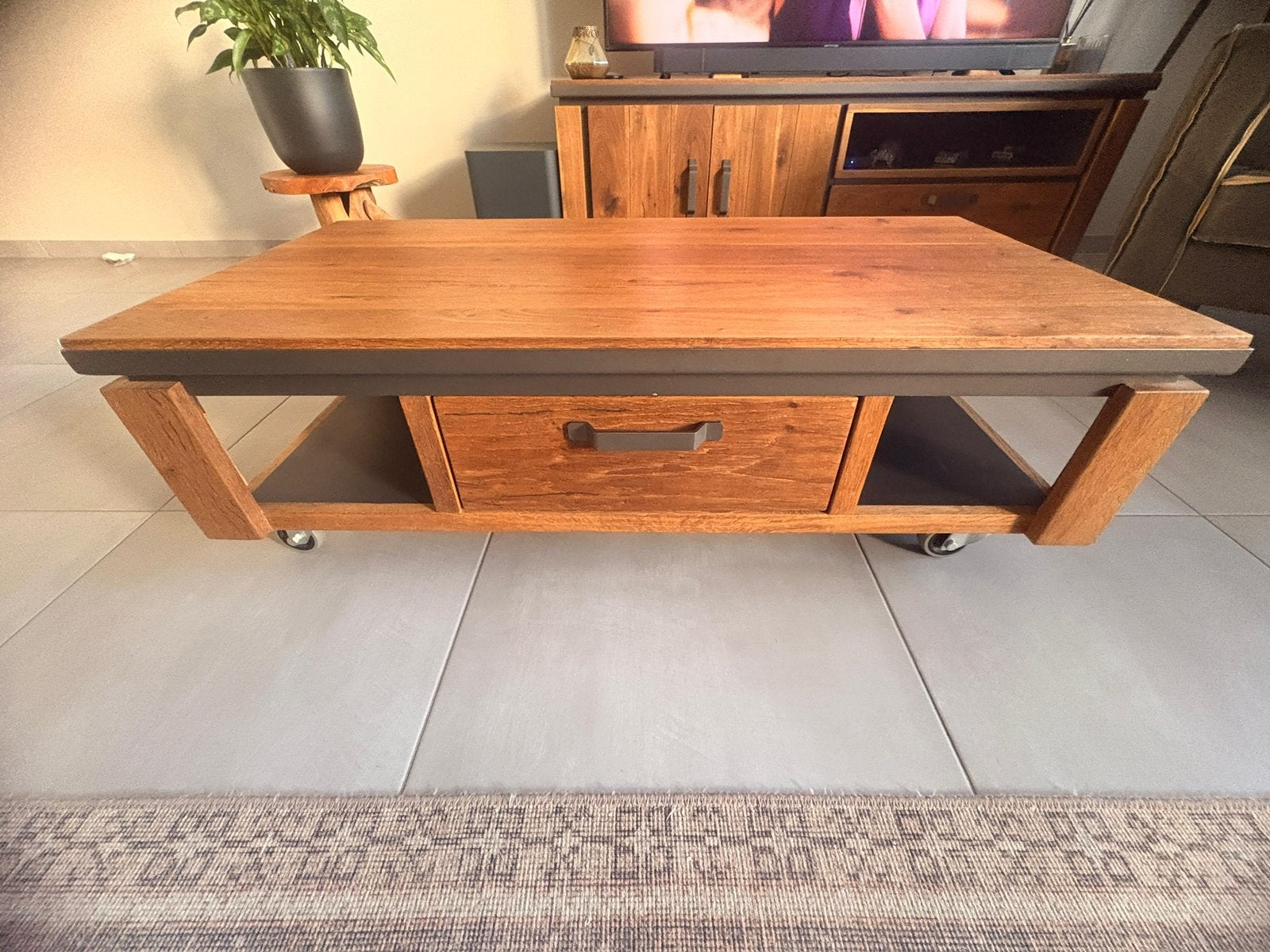 Henders&Hazel salontafel, Huis en Inrichting, Tafels | Salontafels, Ophalen, Gebruikt, 100 tot 150 cm, 50 tot 100 cm