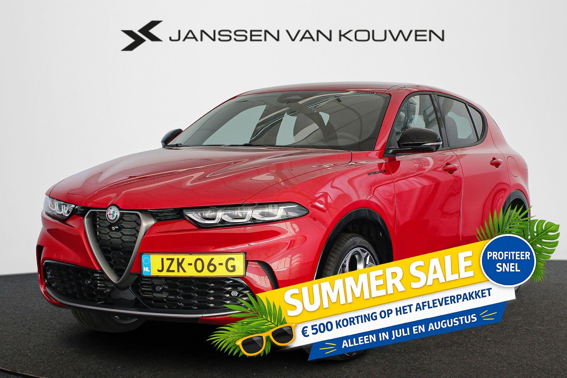 Alfa Romeo Tonale 1.3T 280pk PHEV Edizione Speciale / 20'' /, Auto's, Alfa Romeo, Automaat, Stof, 4 cilinders, 700 kg