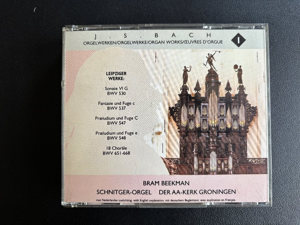 Bach Orgelwerken 1 - Bram Beekman, Gebruikt, Soloconcert, Ophalen of Verzenden, Barok