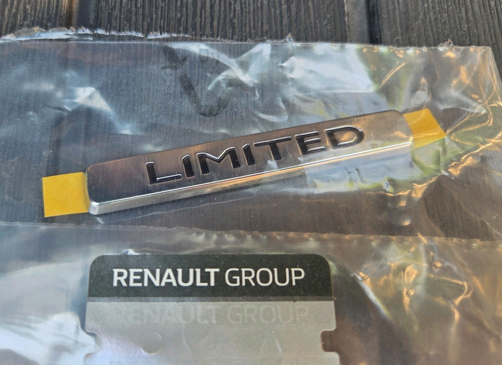 Renault Limited logo/badge OE, Ophalen of Verzenden