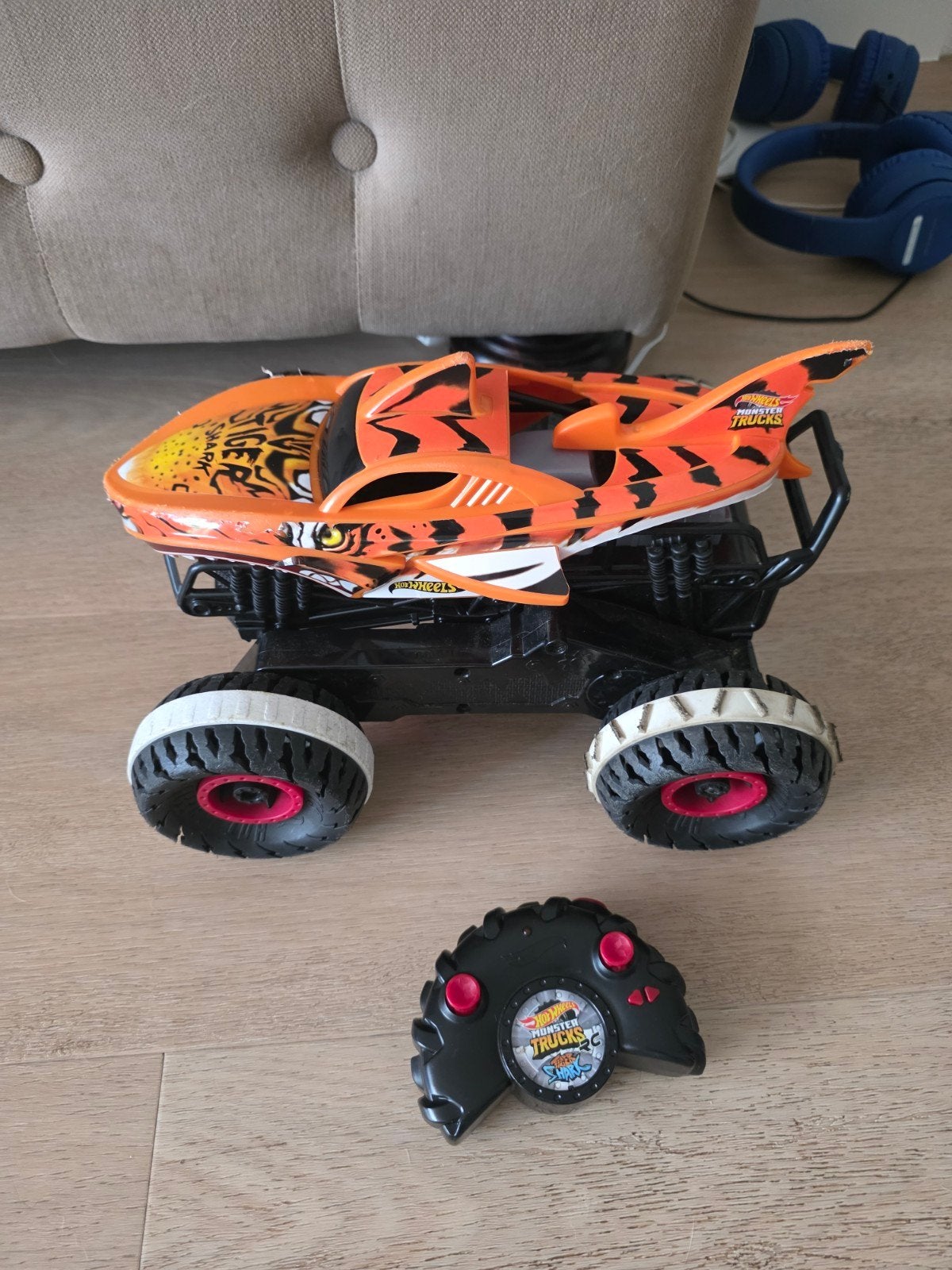HOTWHEELS monster truck tiger shark, Ophalen, Overige schalen, Onderdeel