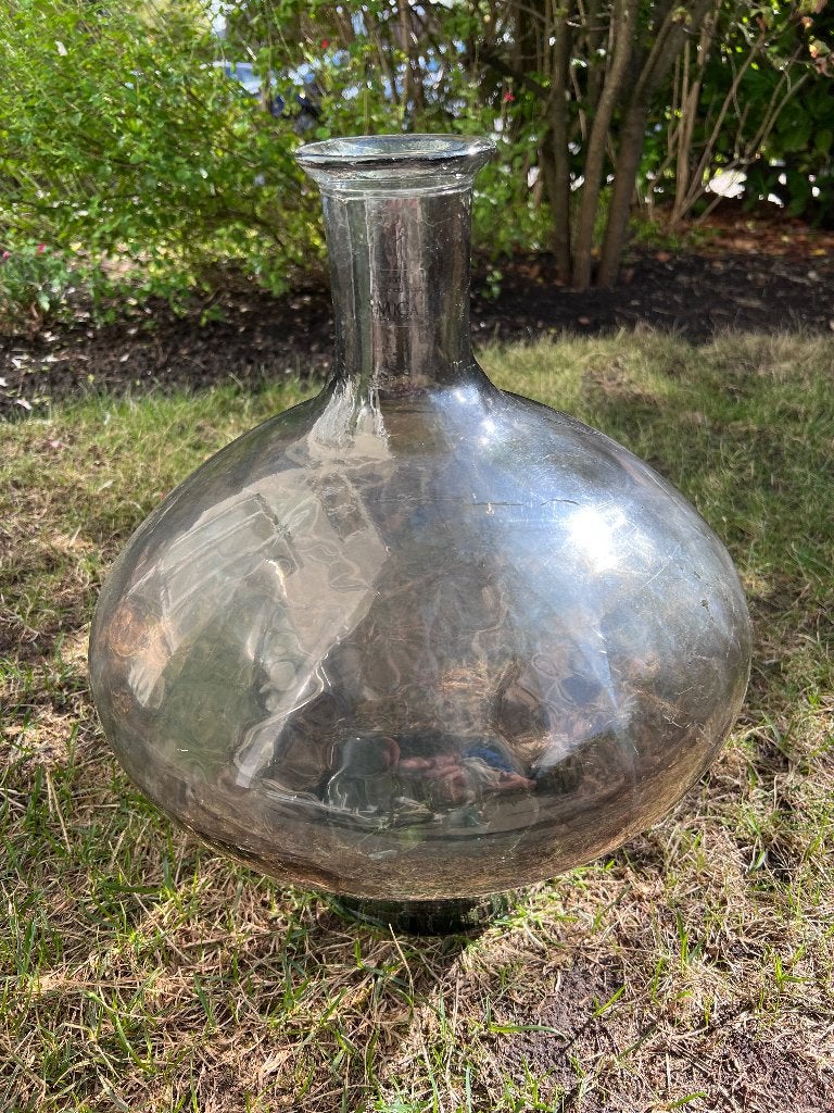 Mica Decorations mooie grote glazen vaas, Transparant, Ophalen of Verzenden, Glas, Zo goed als nieuw