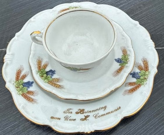 Bavaria porseleinen theeservies 'Ter Herinnering', Antiek en Kunst, Antiek | Porselein, Ophalen of Verzenden