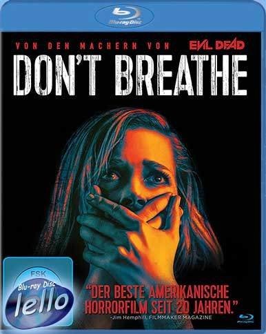 Blu-ray: Don't Breathe (2016 Stephen Lang, Jane Levy) DE NLO, Ophalen of Verzenden, Nieuw in verpakking, Horror