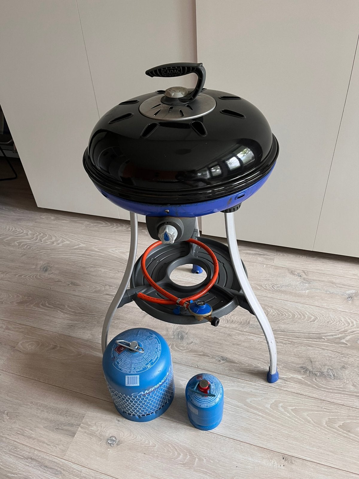 Cadac Skottelbraai inlusief gasflessen, Ophalen of Verzenden, Zo goed als nieuw
