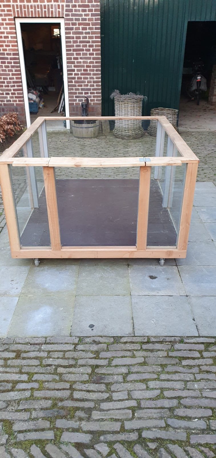 Cavia of konijnenverblijf, Ophalen, Kooi, 60 tot 90 cm, Zo goed als nieuw