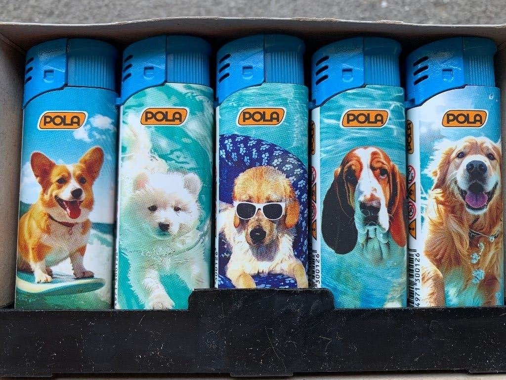 50X Aansteker Honden Print klik navulbaar, Ophalen, Nieuw, Aansteker