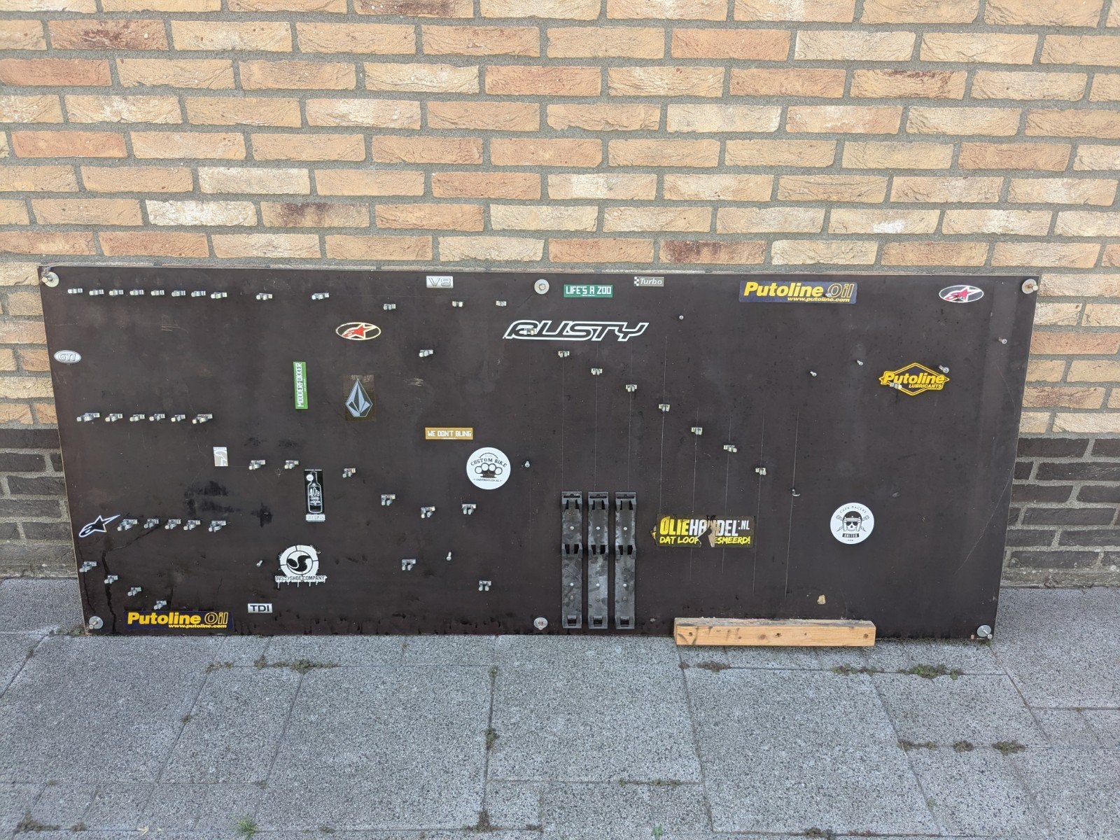 Gereedschapswand / Opbergbord met haken, Ophalen, Gebruikt