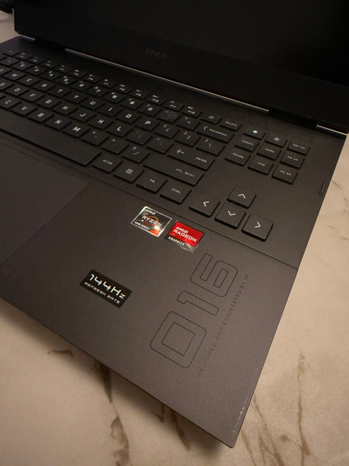 HP OMEN 16 Gaming Laptop Ryzen 7 RX 6600M 16GB 1TB, Computers en Software, Windows Laptops, Ophalen, Met videokaart, Qwerty, Zo goed als nieuw