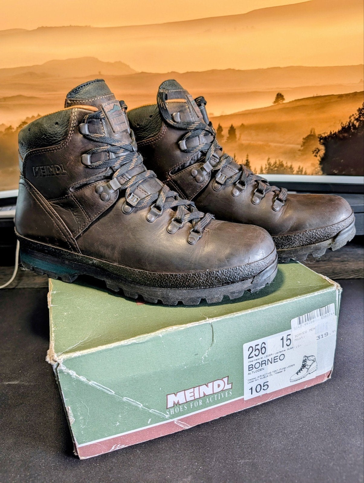 Meindl Borneo wandelschoenen maat 10+ / 44, Sport en Fitness, Bergsport en Wandelen, Ophalen of Verzenden, Zo goed als nieuw, Schoenen