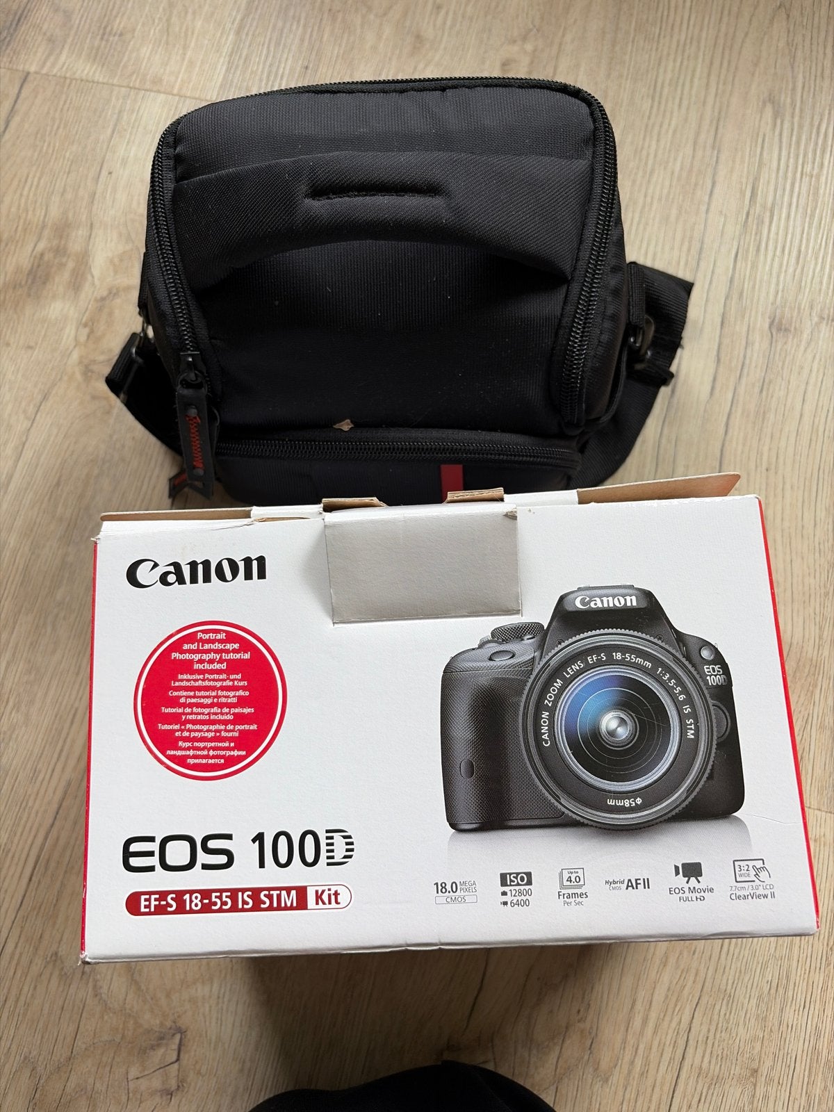 Canon EOS 100D Spiegelreflexcamera met EF-S 18-55mm lens, Ophalen, Spiegelreflex, Canon, Zo goed als nieuw