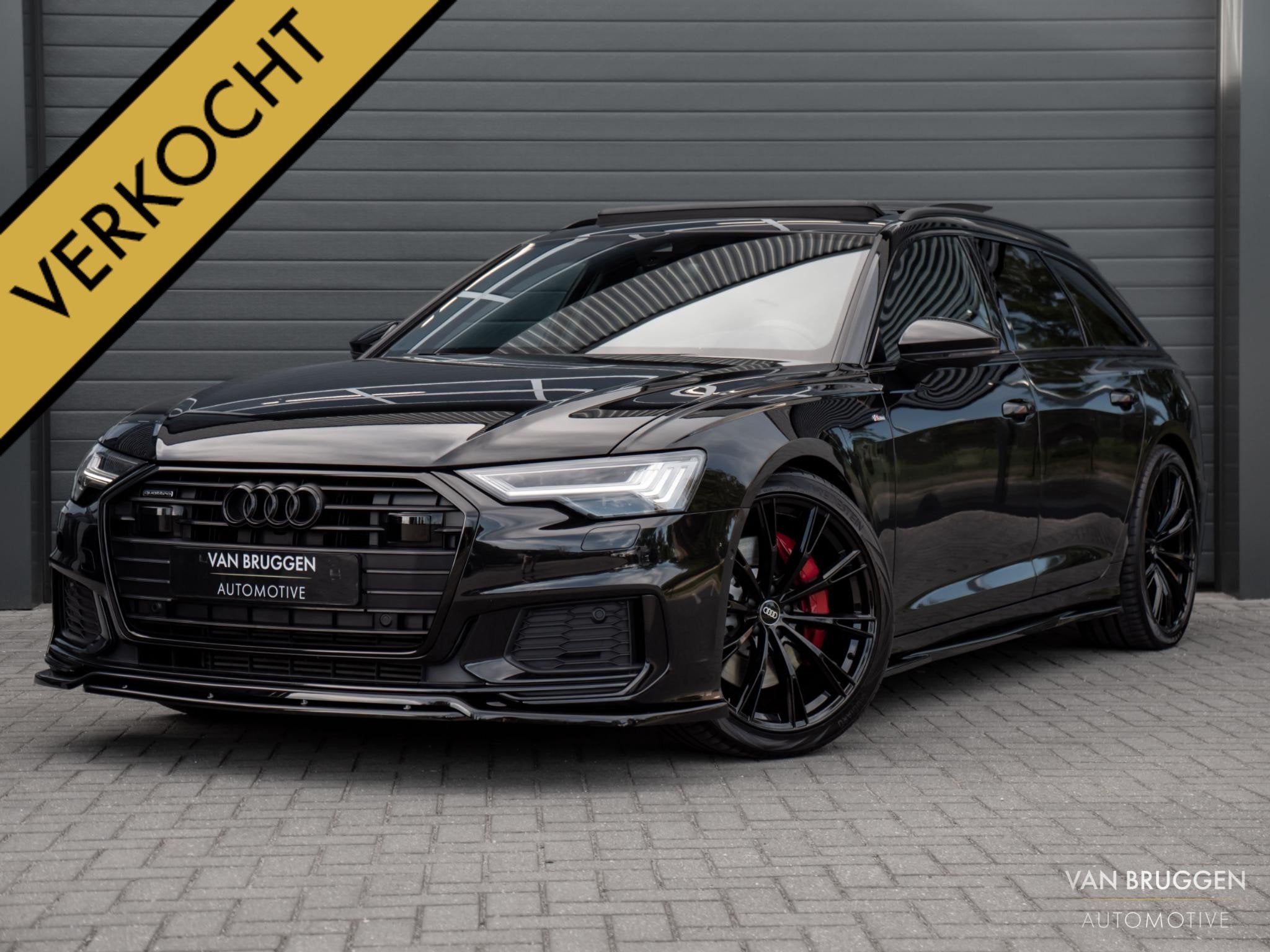 Audi A6 Avant 55 TFSI e quattro S-Line Pano RS-Stoelen B&O 2, Automaat, Gebruikt, 4 cilinders, Zwart