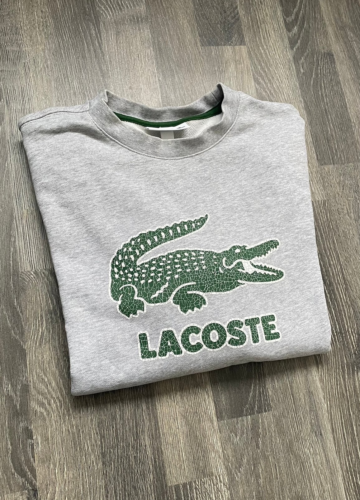 Lacoste sweater maat M, Ophalen of Verzenden, Gedragen, Maat 48/50 (M), Grijs