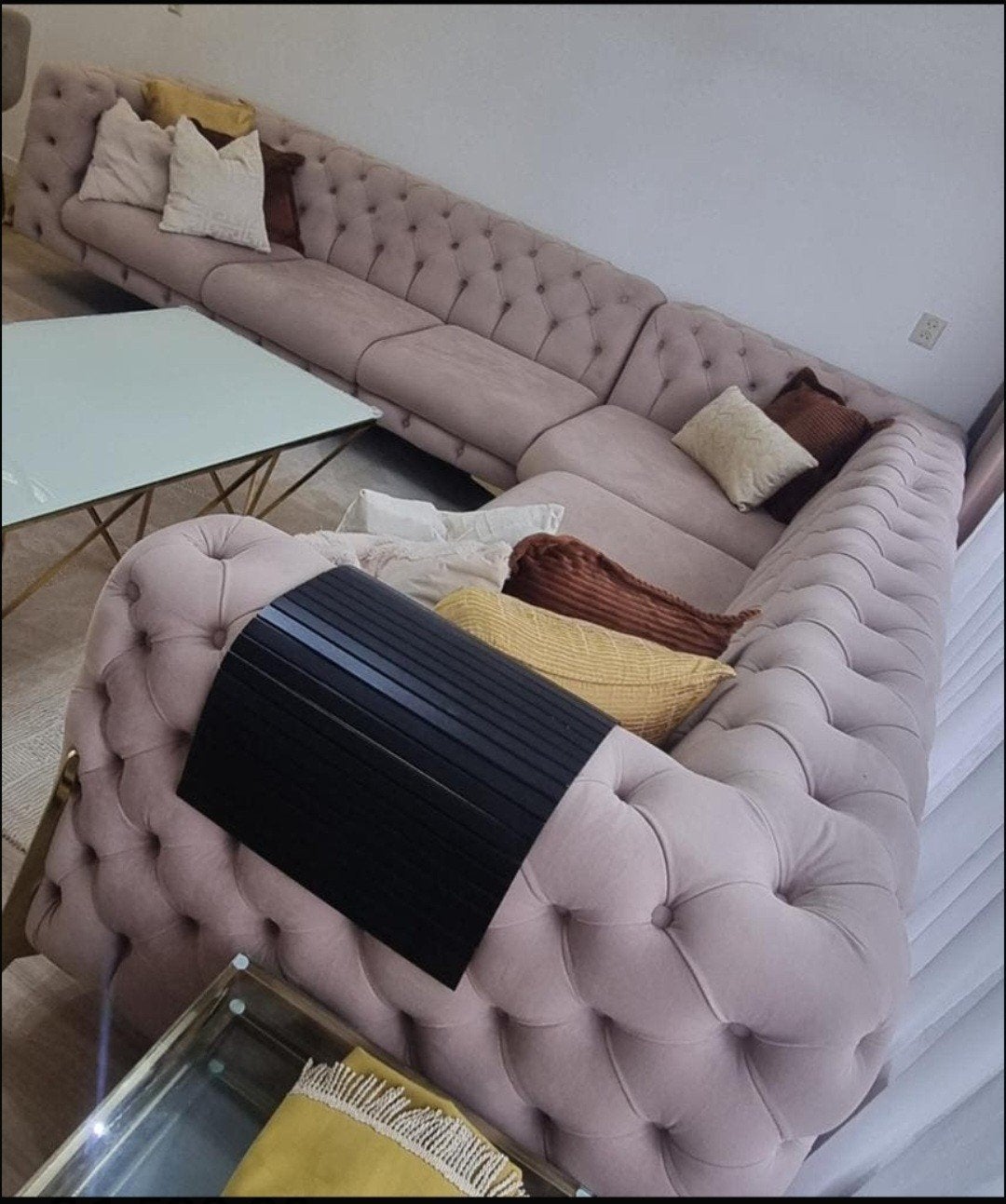 Prachtige Chesterfield Hoekbank
Nog nieuw. - Antivlekstof, Ophalen, Zo goed als nieuw
